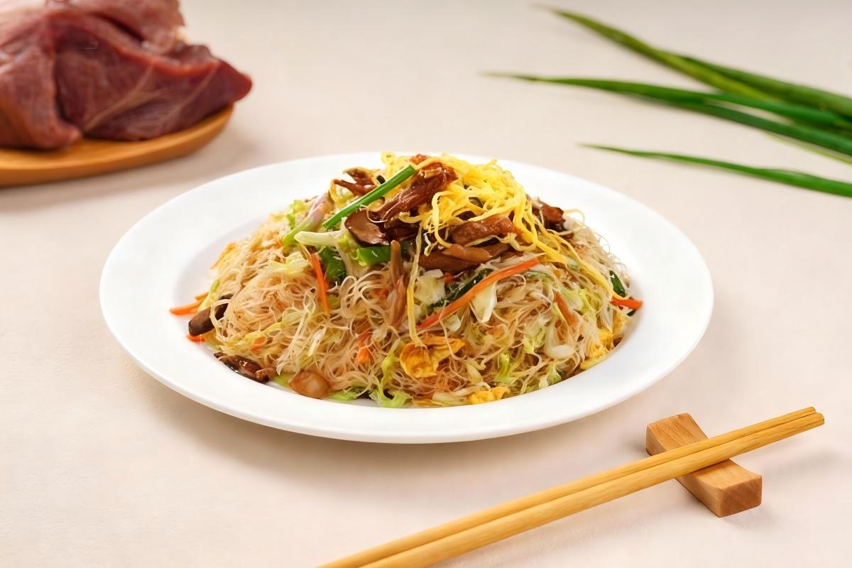 Fideos de Arroz Salteados