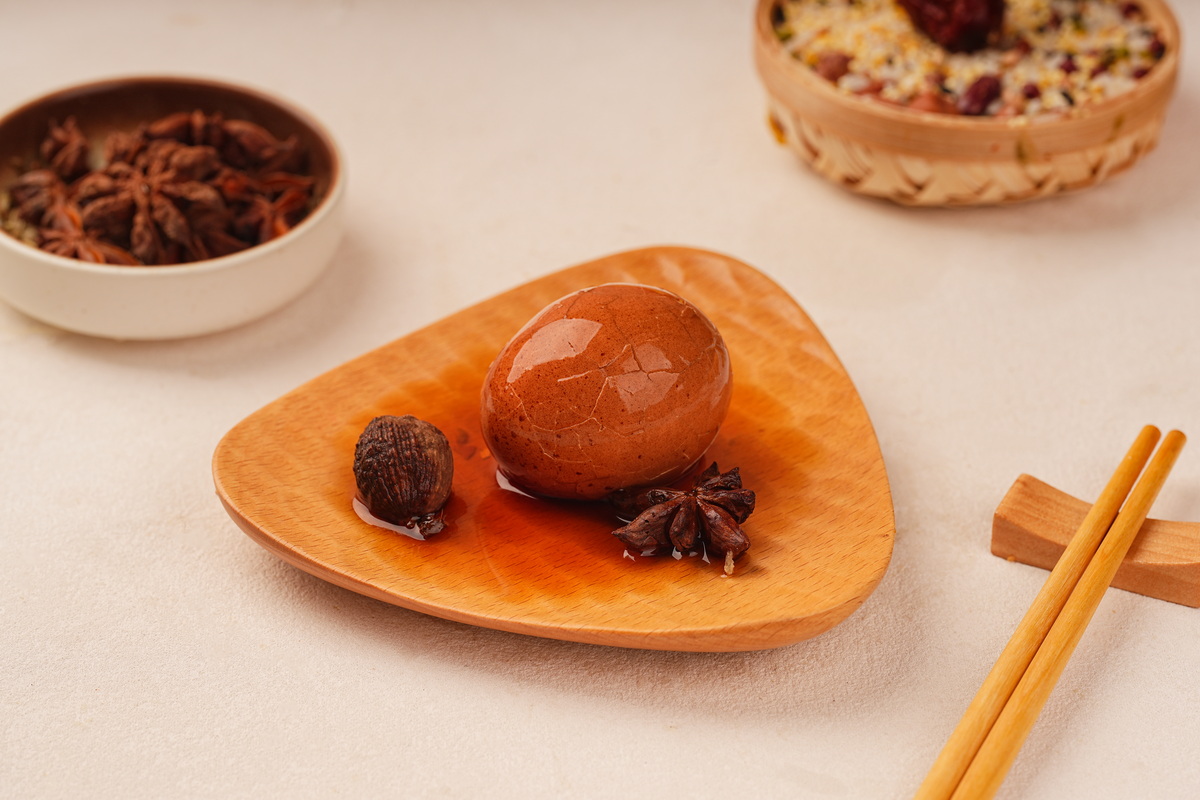 Huevo Cocido en Té